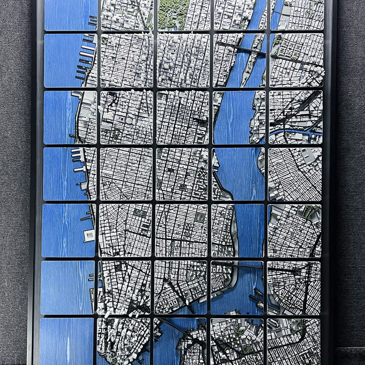 【週末セール】【3Dアート】NEW YORK - EAST  3D Printed City Art by JD Dennison