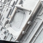 Houston 3D printed art - map/skyline
