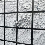 Houston 3D printed map/skyline/model