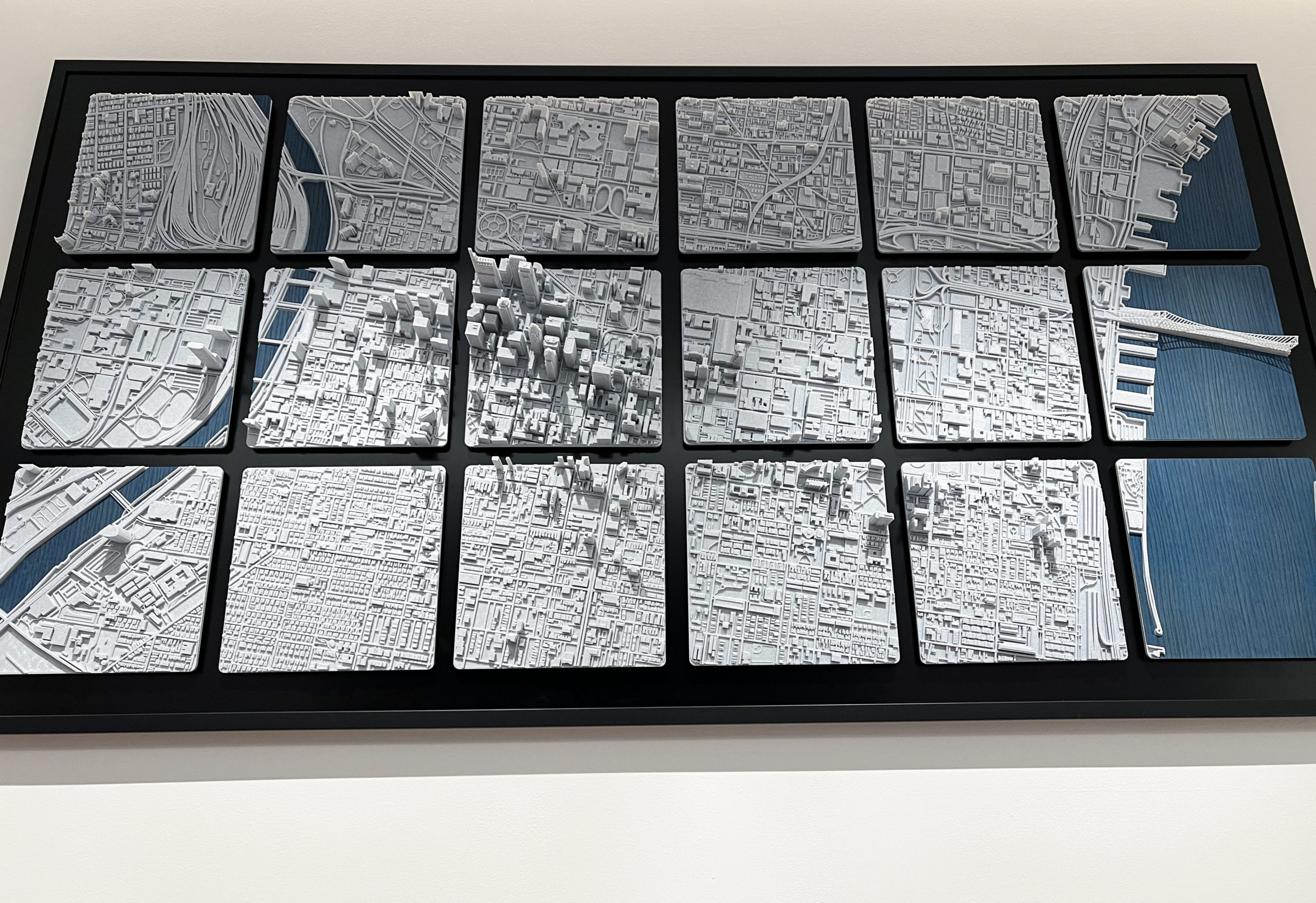 Philadelphia 3D printed map/skyline